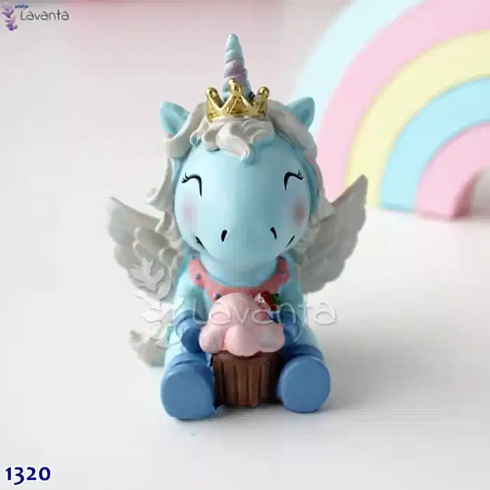 Mavi Unicorn Silikon Kalıbı