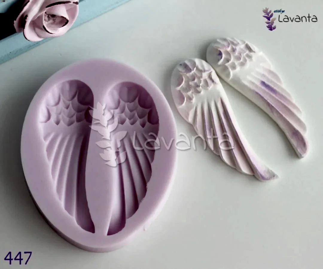 Melek Kanadı Kokulu Taş Silikon Kalıbı