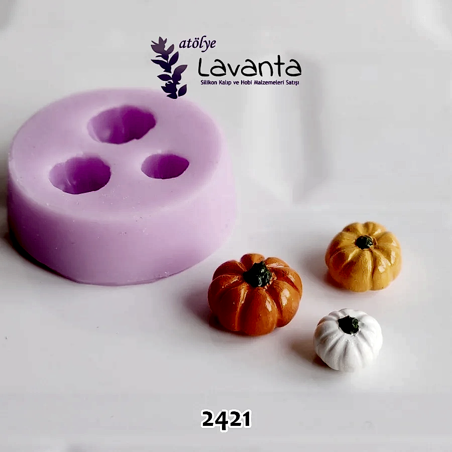 Minik Üç Boy Kabak Saksı Süsü Kalıbı