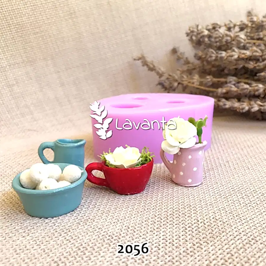 Minyatür Mutfak Seti Silikon Kalıbı