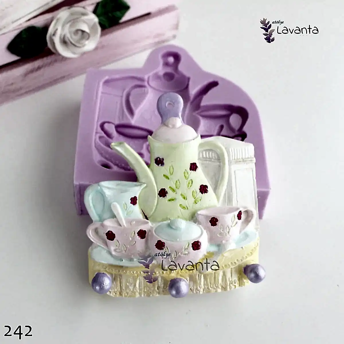 Mutfak Dekoratif Askılık Silikon Kalıbı