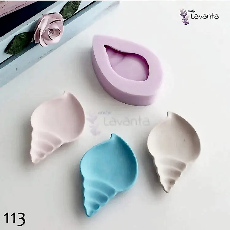 Nautilus Sunum Tabağı Kokulu Taş Silikon Kalıbı