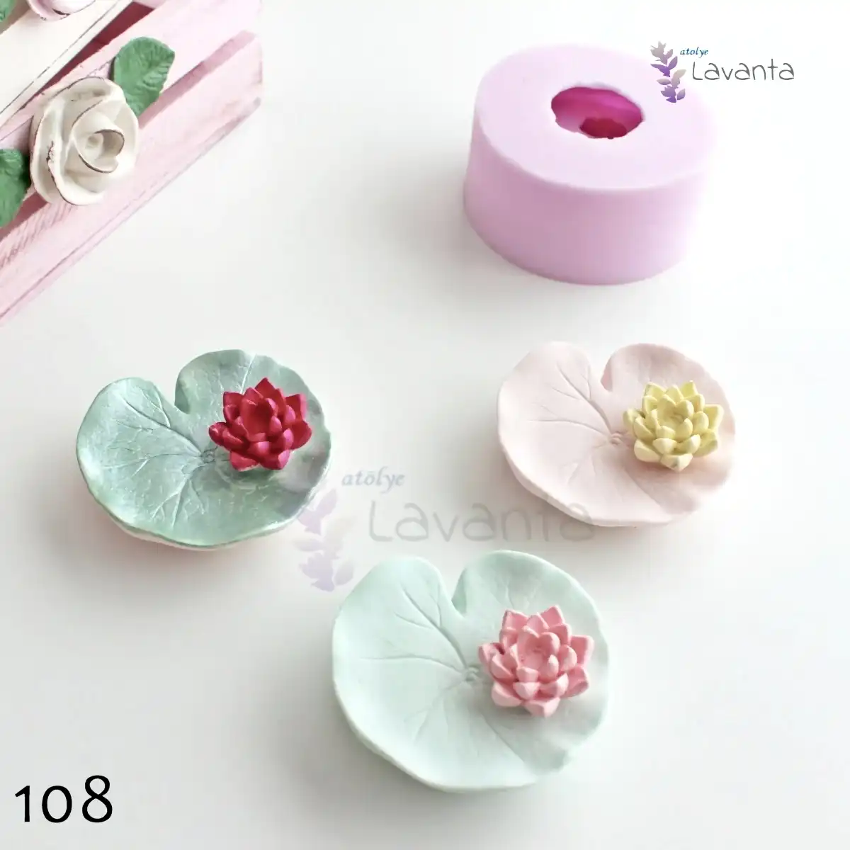 Nilüfer Su Çiçeği Silikon Kalıbı