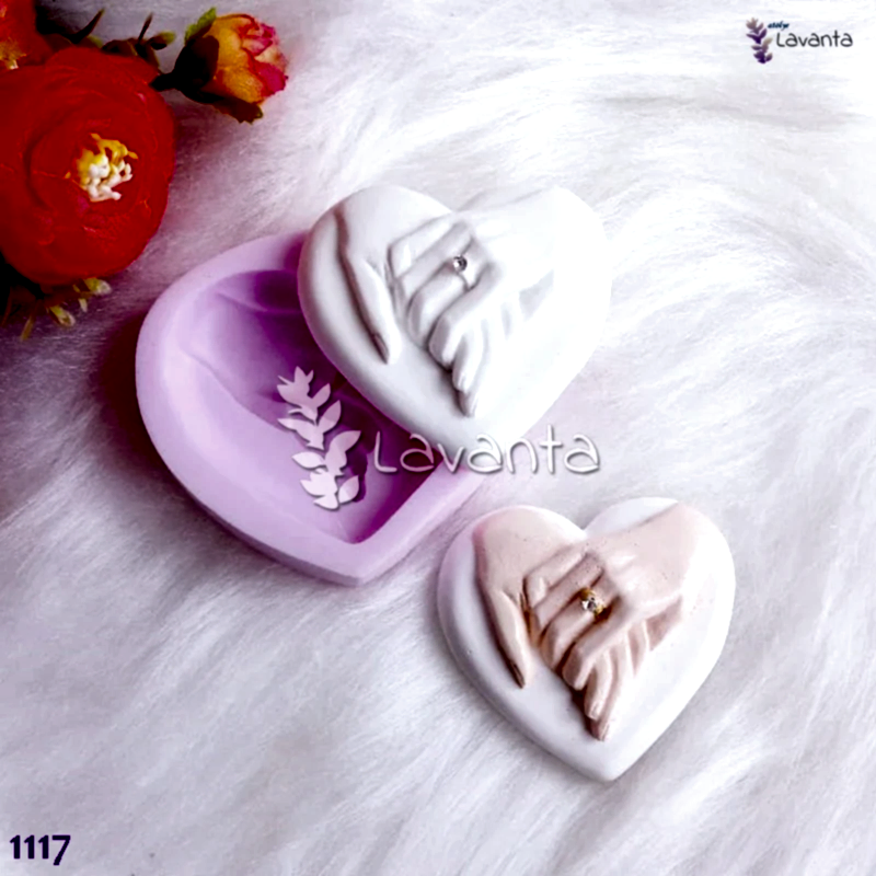 Kalp Alyans Silikon Kalıbı