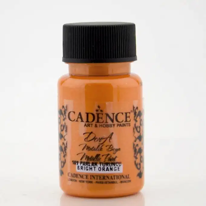 169 Parlak Turuncu Dora Metalik Boya 50ML