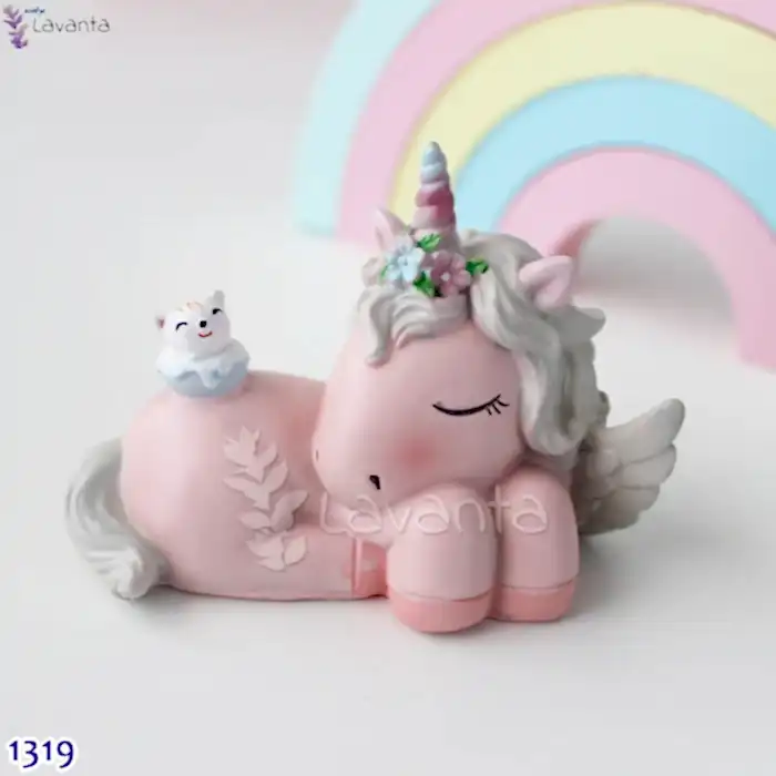 Pembe Unicorn Silikon Kalıbı