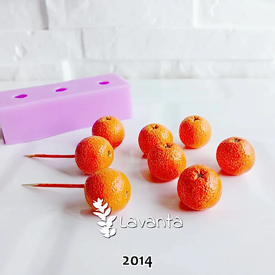 Portakal Saksı Dibi Süsü Kalıbı