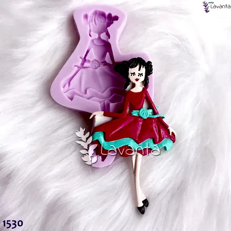 Prenses Kız Silikon Kalıbı