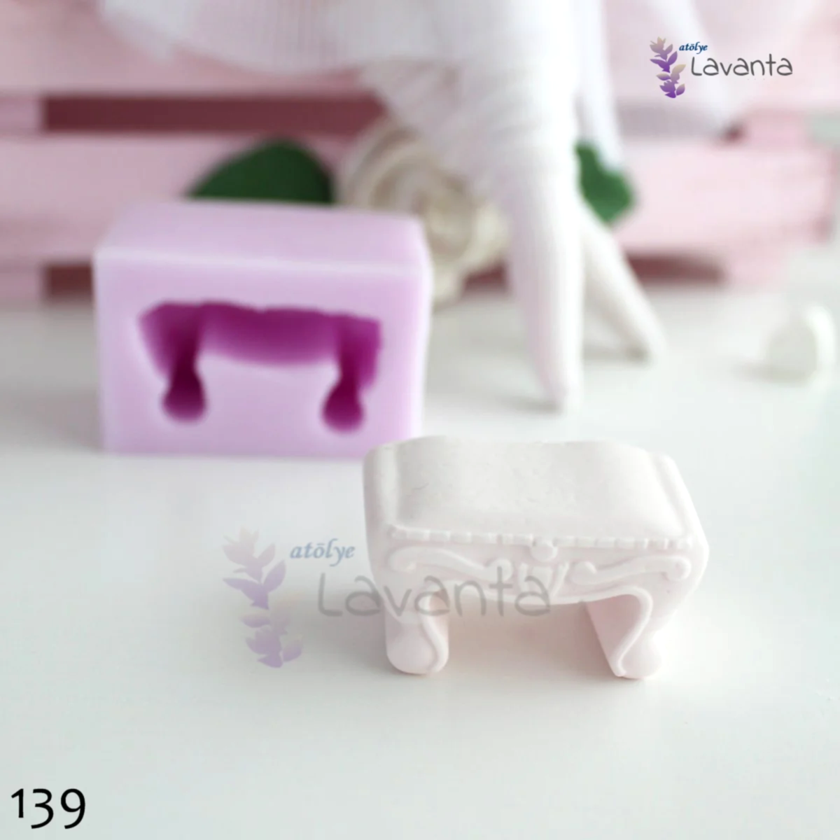 Puf Kokulu Taş Silikon Kalıbı