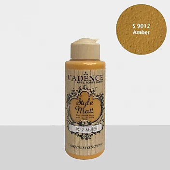 S9012 Amber Mat Akrilik Boya