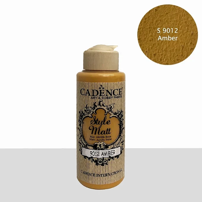 S9012 Amber Mat Akrilik Boya