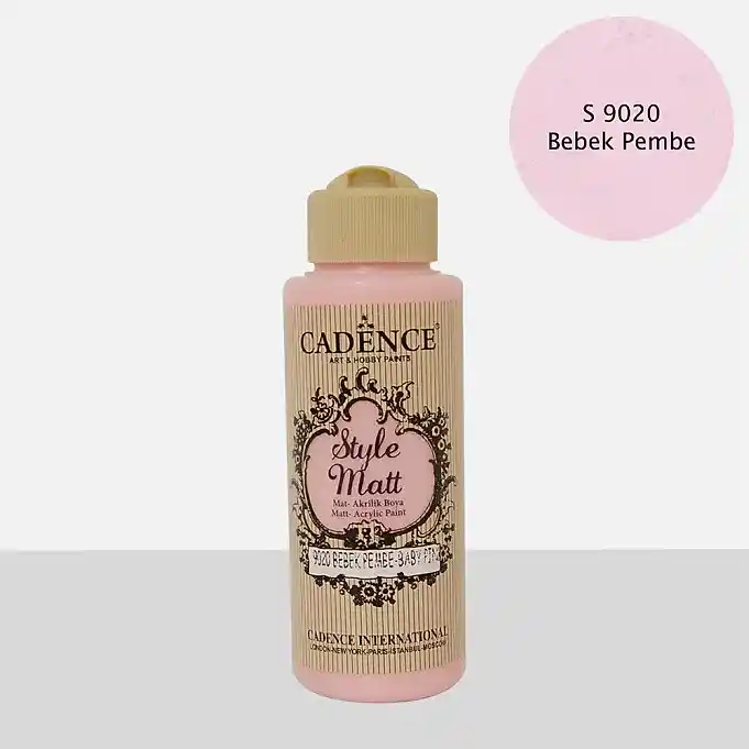 S9020 Bebek Pembe Mat Akrilik Boya
