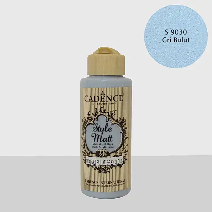 S9030 Gri Bulut Mat Akrilik Boya