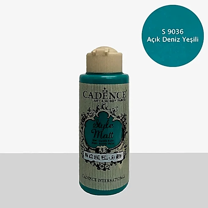 S9036 Açık Deniz Yeşili Mat Akrilik Boya