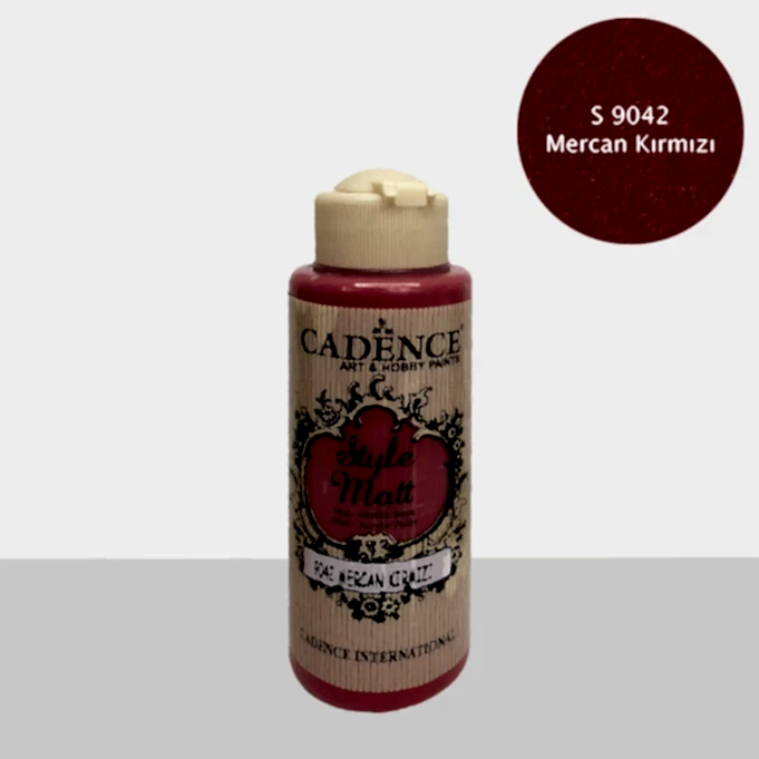 S9042 Coral Red Mat Akrilik Boya