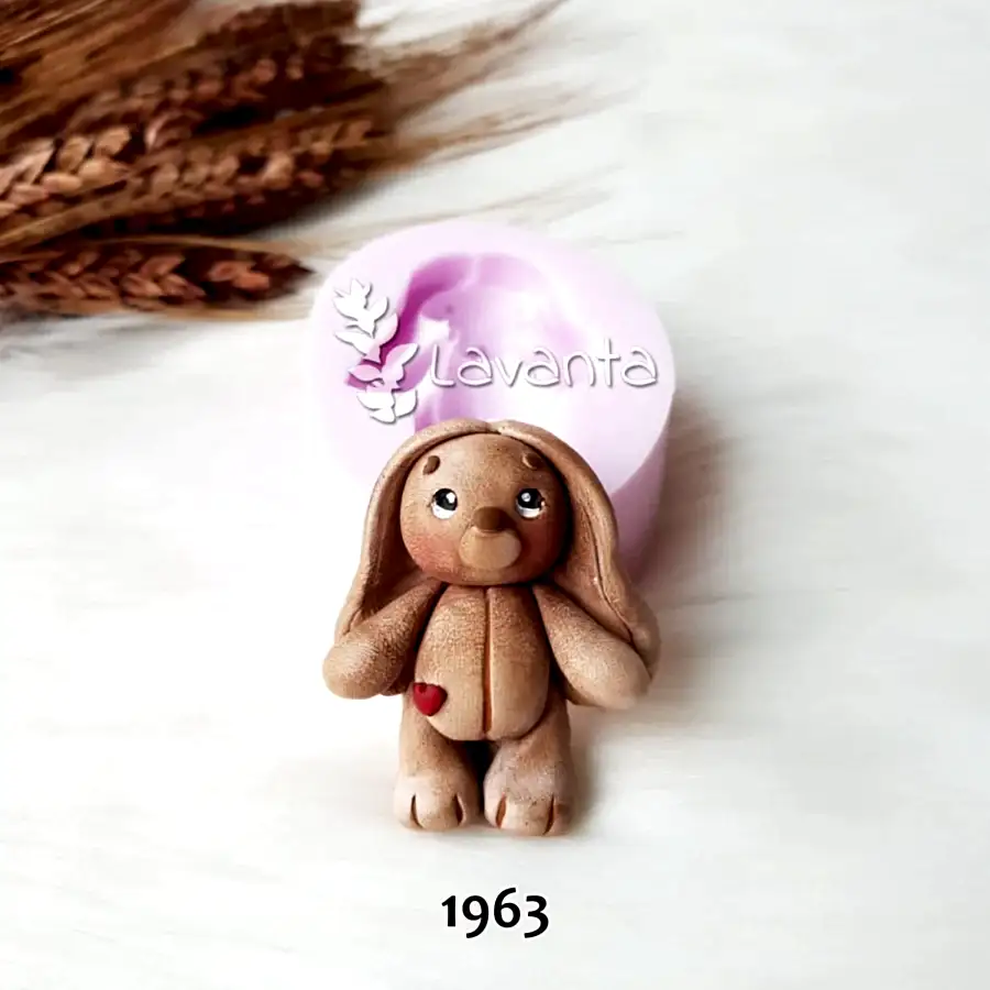 Şaşkın Tavşan Silikon Kalıbı