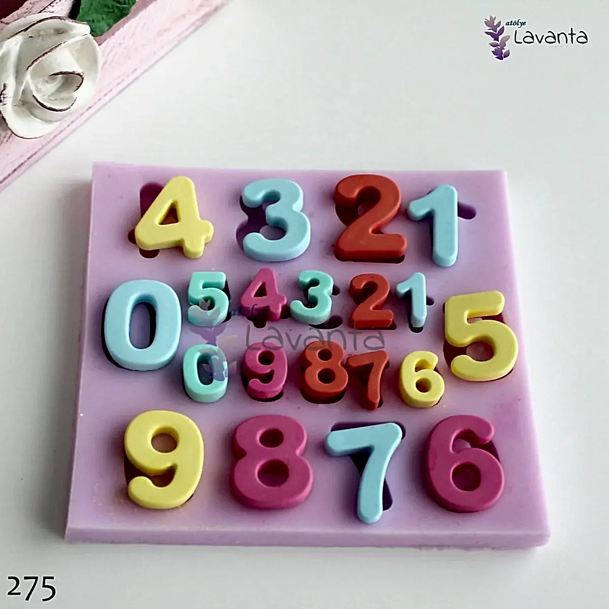 Sayı Seti Silikon Kalıbı