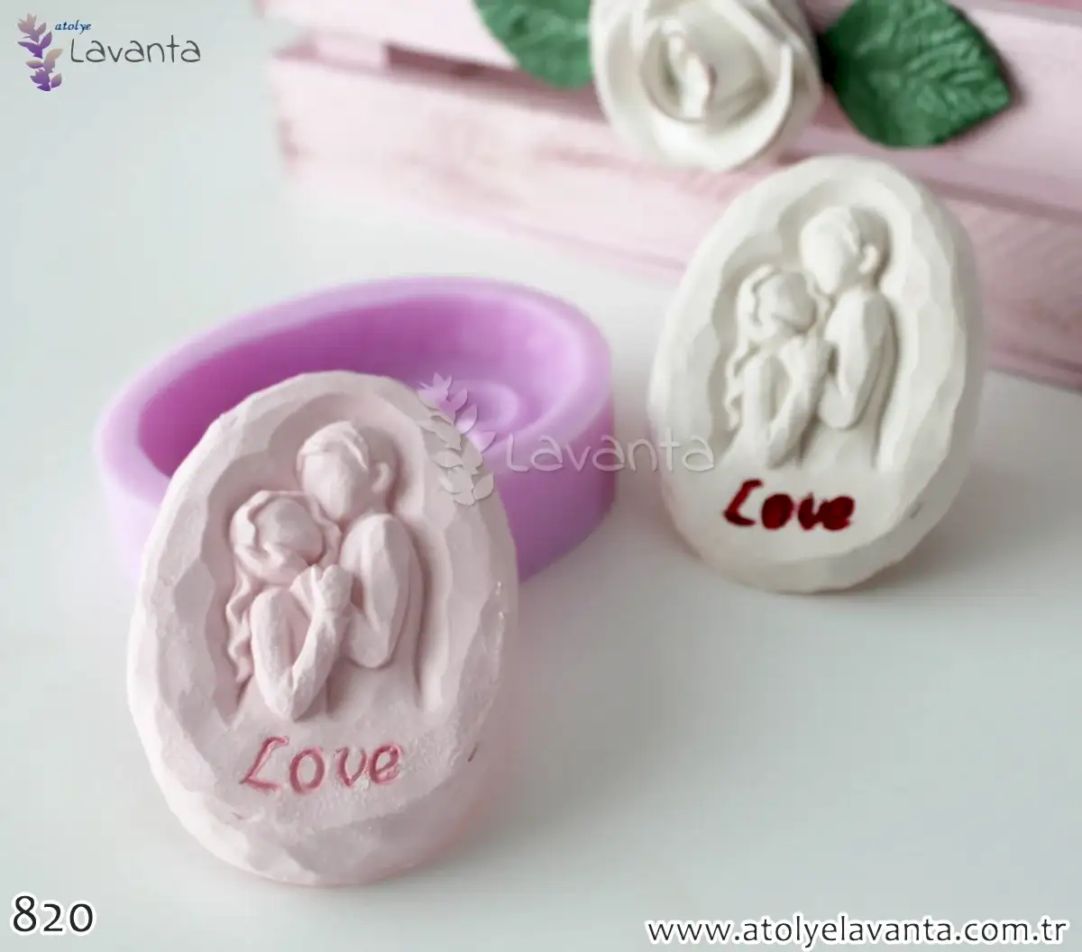 Sevgililer Love Silikon Kalıbı