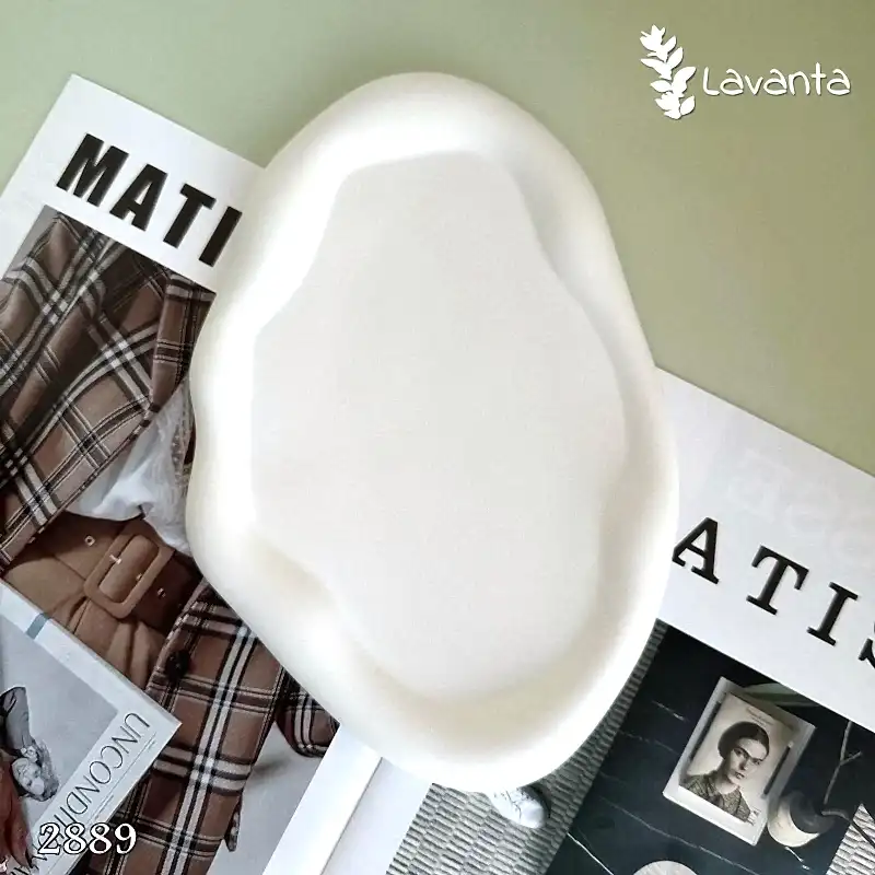 Oval Sunumluk - 2 Silikon Kalıbı