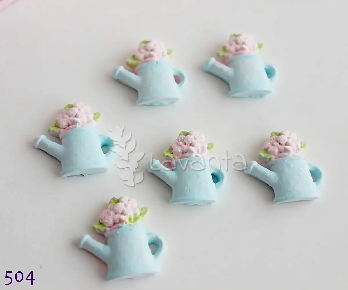 Sulama Kabında Çiçek Silikon Kalıbı