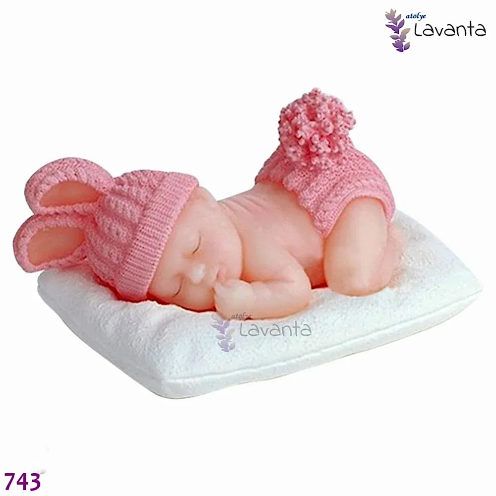 Tavşan Bebek Silikon Kalıbı