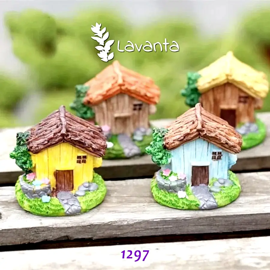 Teraryum Ağaç Ev Silikon Kalıbı