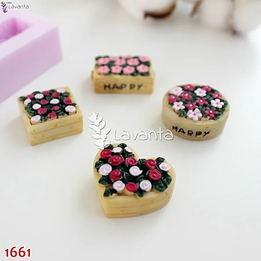 Çiçek Sepetleri Teraryum Kalıbı