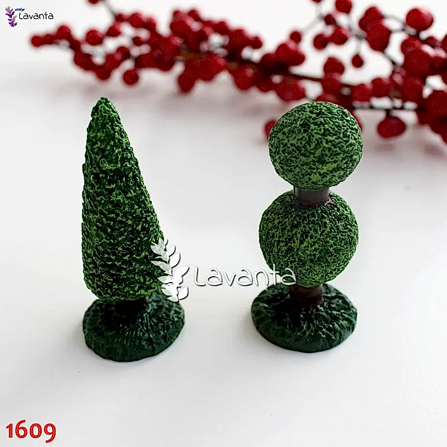 Teraryum Minik Ağaçlar Silikon Kalıbı