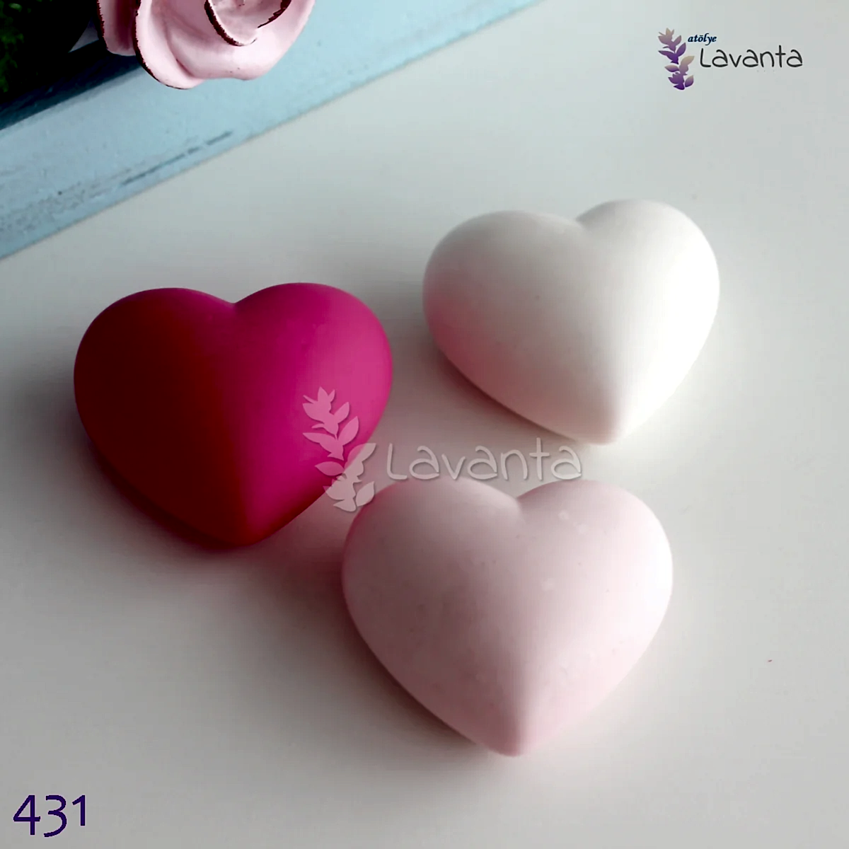 Tombul Kalp Silikon Kalıbı