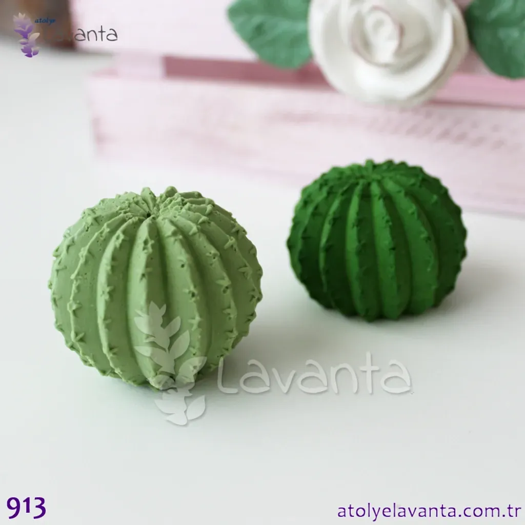 Top Kaktüs Kokulu Taş Kalıbı