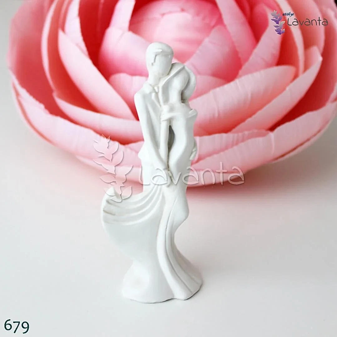 Üç Boyutlu Gelin Damat Silikon Kalıbı