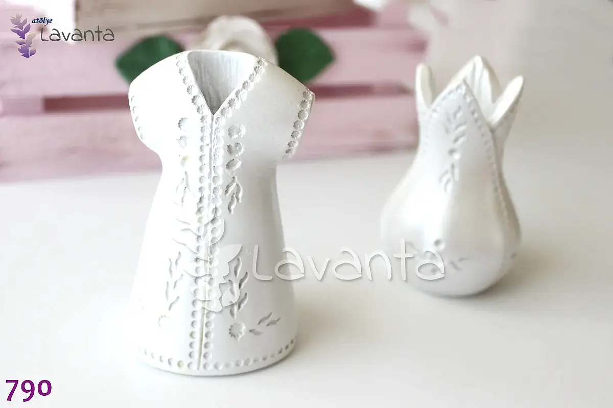 Üç Boyutlu Kaftan ve Lale Seti Silikon Kalıbı