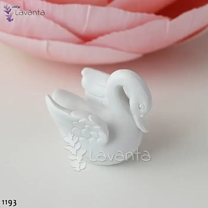 Üç Boyutlu Kuğu Silikon Kalıbı