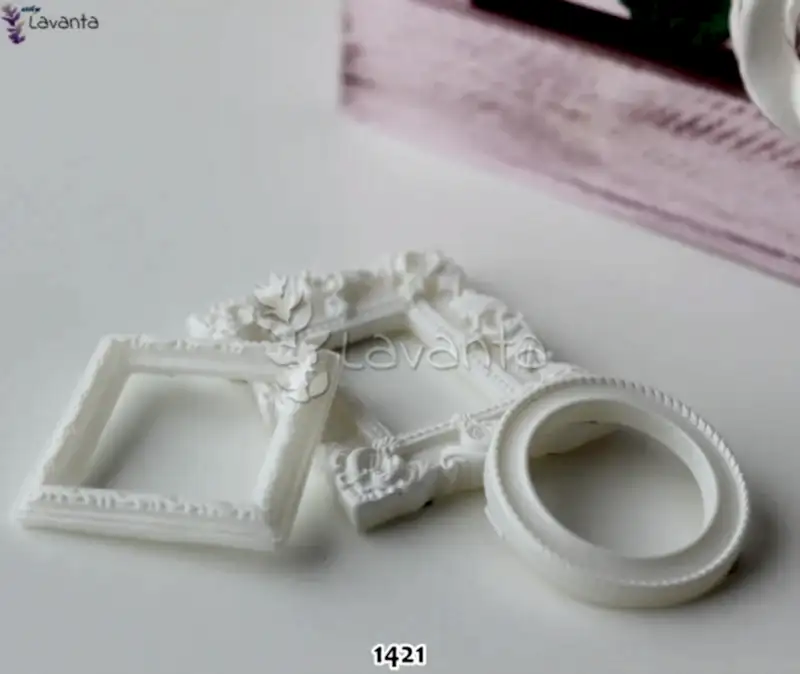 Üçlü Minyatür Çerçeve Silikon Kalıpları