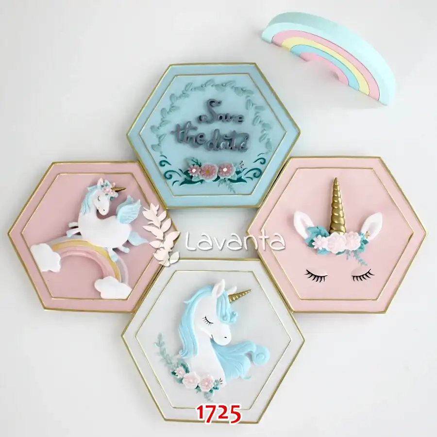 Unicorn Duvar Panosu Silikon Kalıbı