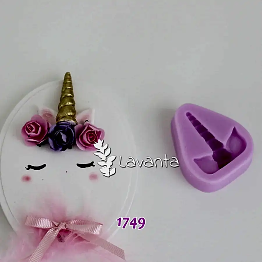 Unicorn Boynuz Kokulu Taş Kalıbı