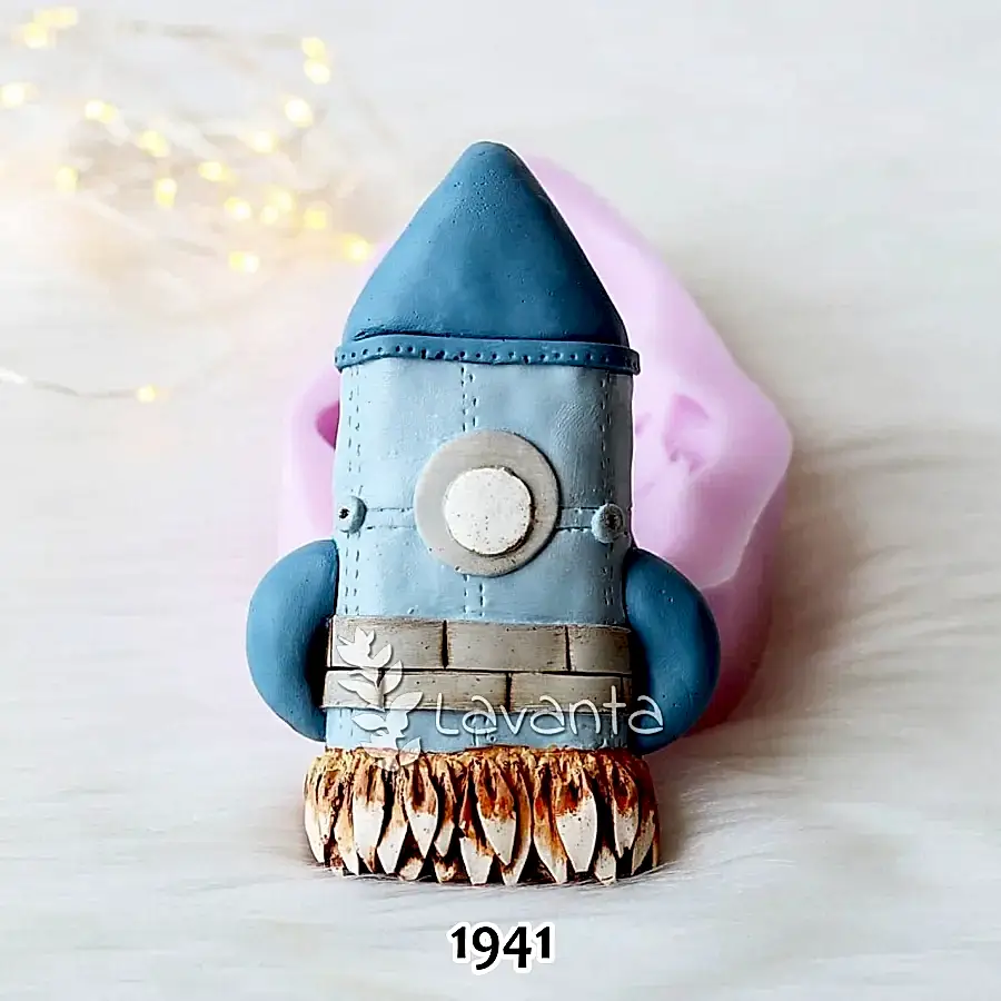 Uzay Mekiği Kokulu Taş Kalıbı