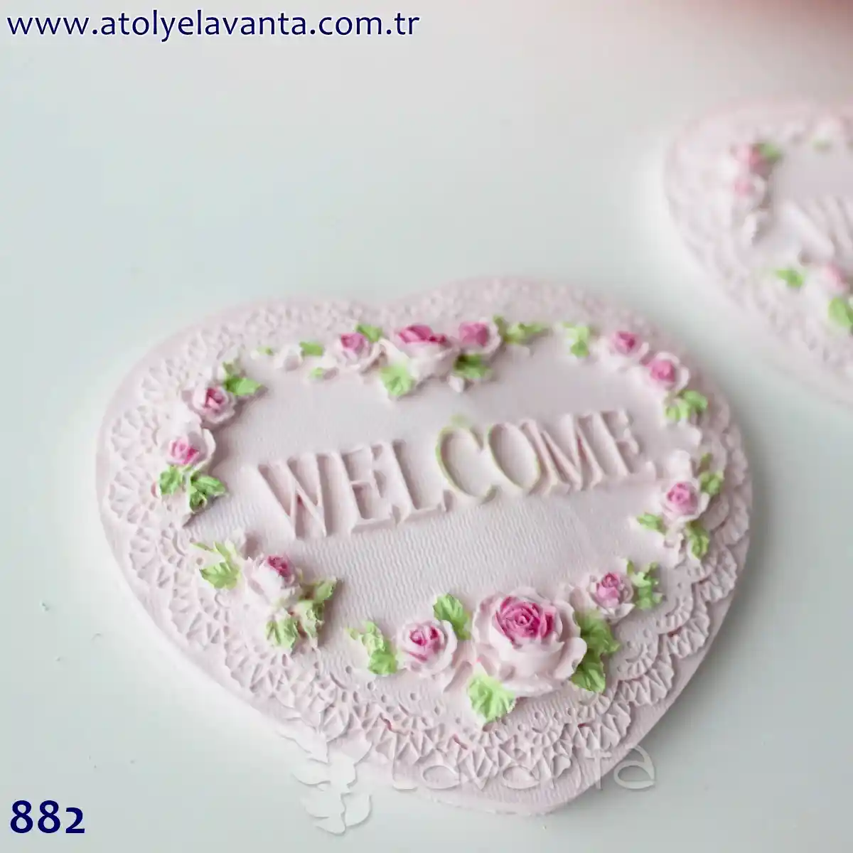 Welcome Kalp Silikon Kalıbı