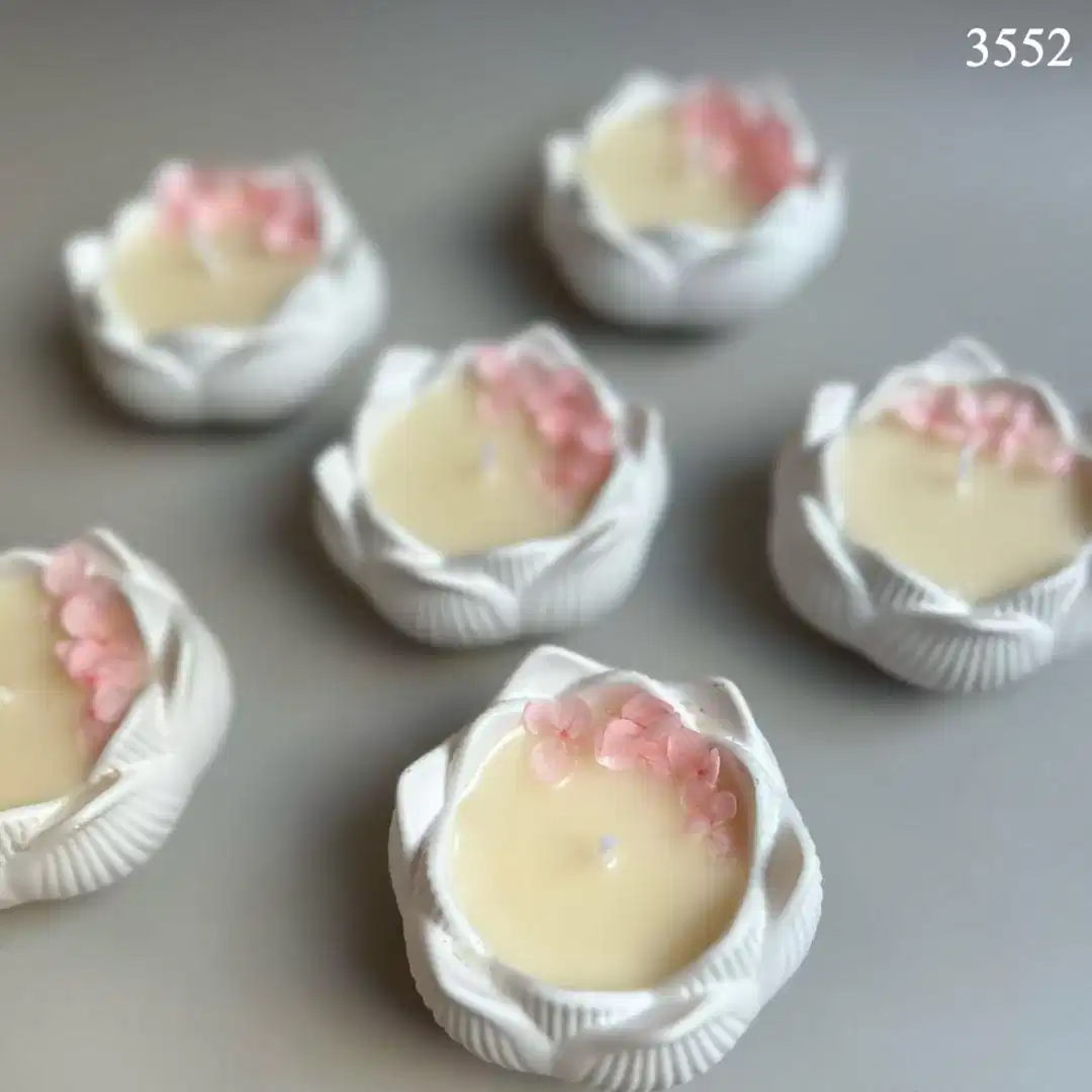 Lotus Sunumluk - Mumluk Silikon Kalıbı