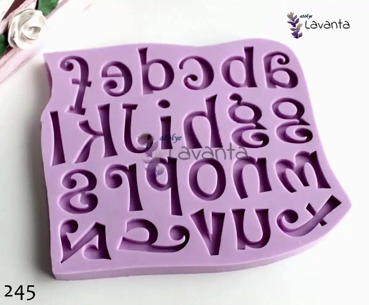 Yamuk Harfler Silikon Kalıbı