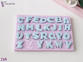 Yıldızlı Harfler Silikon Kalıbı