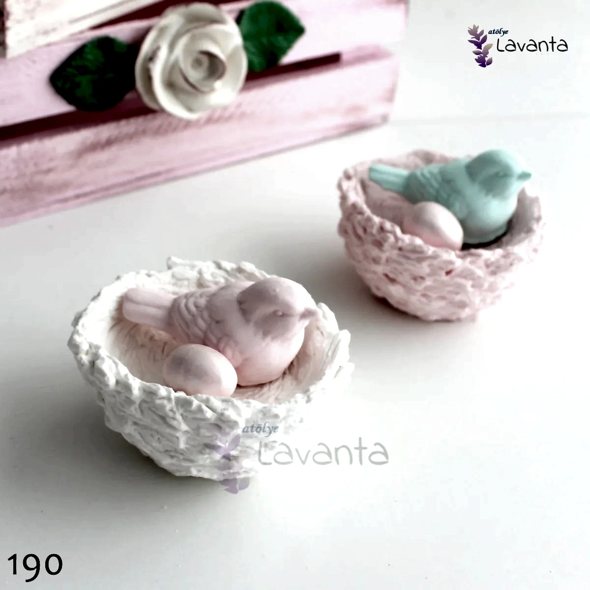 Yumurta, Kuş ve Yuvası Silikon Kalıbı