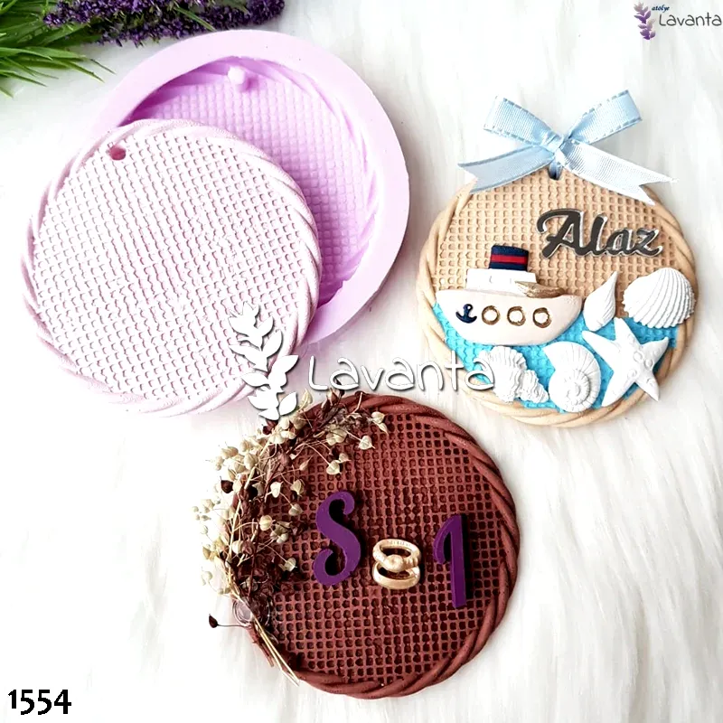 Çuval Yuvarlak Tabanlık Kokulu Taş Silikon Kalıbı